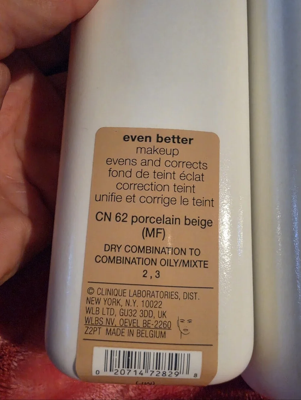 Clinique Even Better CN 62 Porcelain Beige Jumbo 6.7 oz Lot of 2